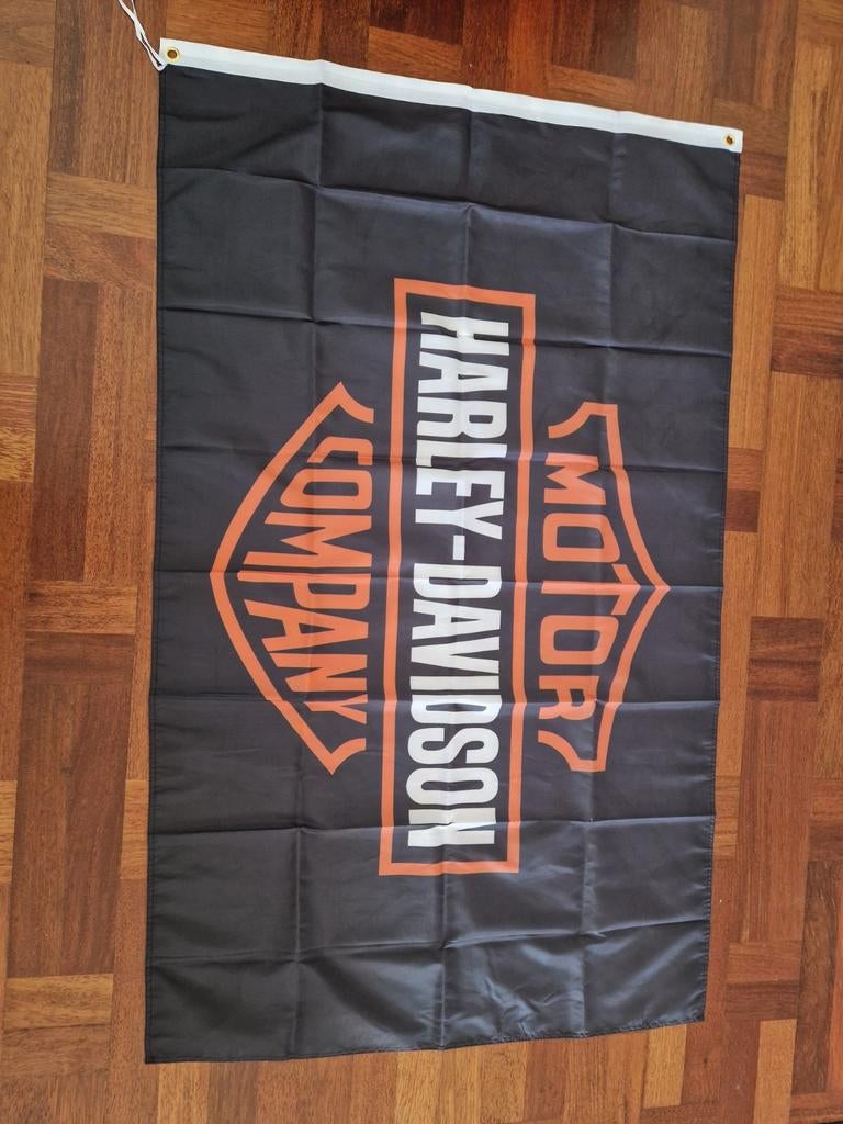 Harley Davidson vlag 150x90cm, Ophalen of Verzenden