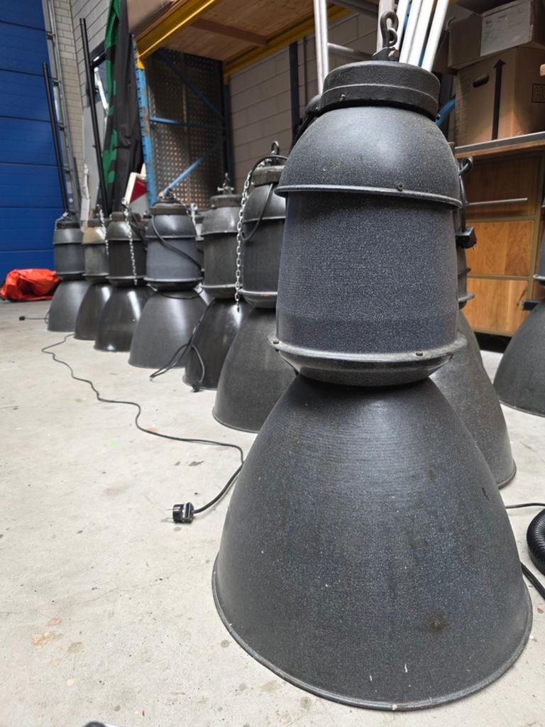 Industriële hanglampen, 90 cm hoog, 55 cm doorsnede, Huis en Inrichting, Kasten | Televisiemeubels, Gebruikt, Minder dan 100 cm