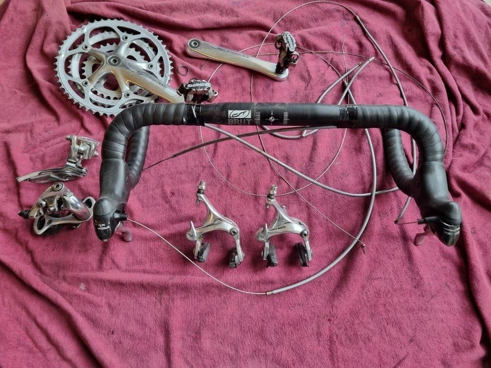 shimano 105 groupset, Ophalen of Verzenden