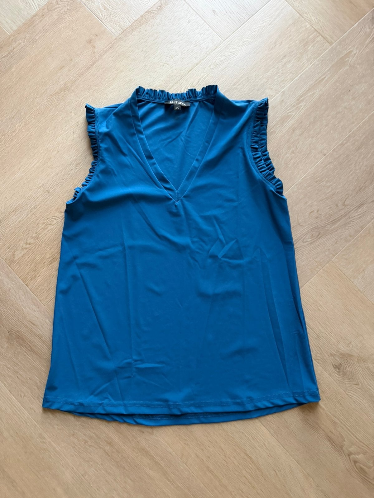 Nieuw blauw shirt van G-maxx maat xs, Blauw, Nieuw, Ophalen of Verzenden, Zonder mouw