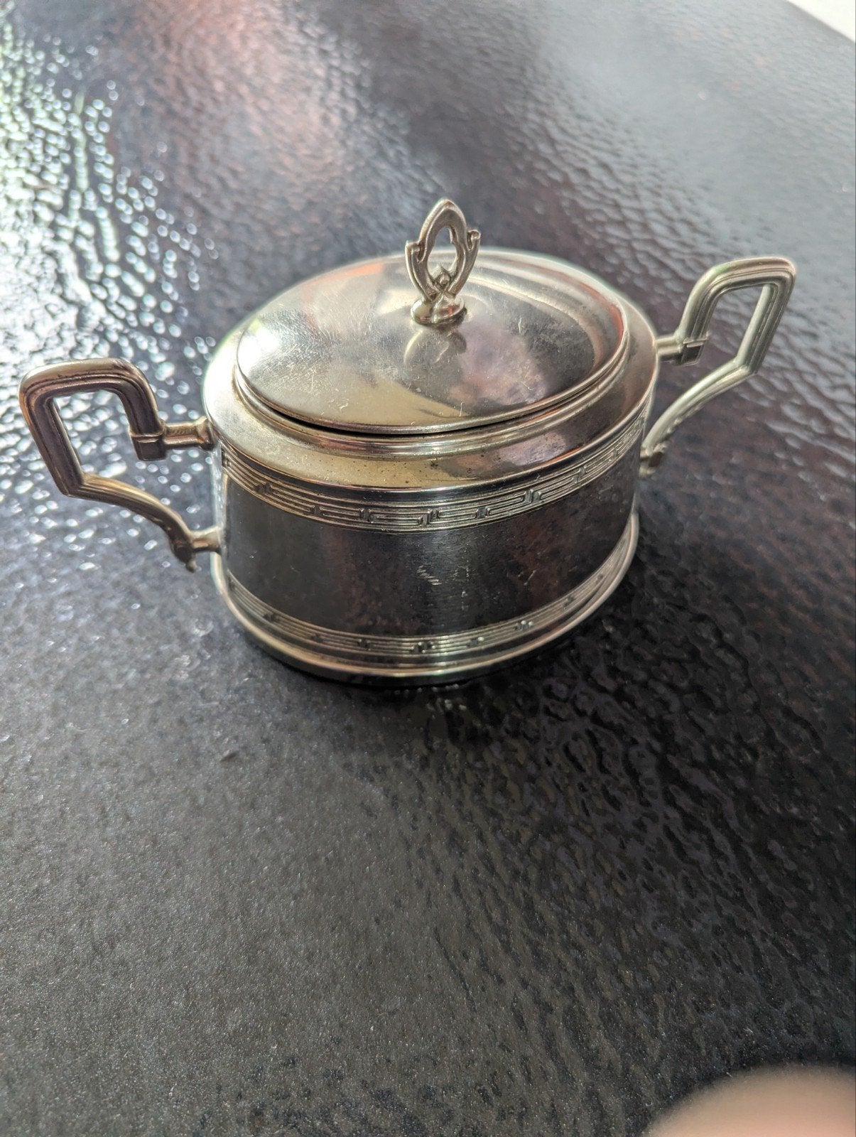 Antieke Zilveren Suikerpot met Deksel, Antiek en Kunst, Ophalen of Verzenden, Zilver