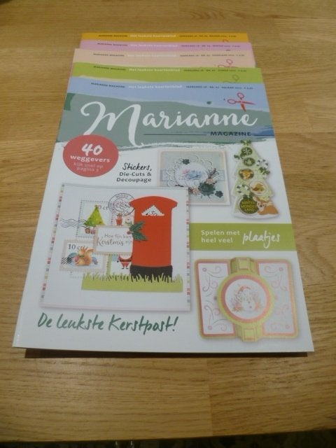 Marianne Magazine Kaarten tijdschrift 5 stuks 2024/2025, Ophalen of Verzenden, Nieuw, Overige thema's, Overige typen