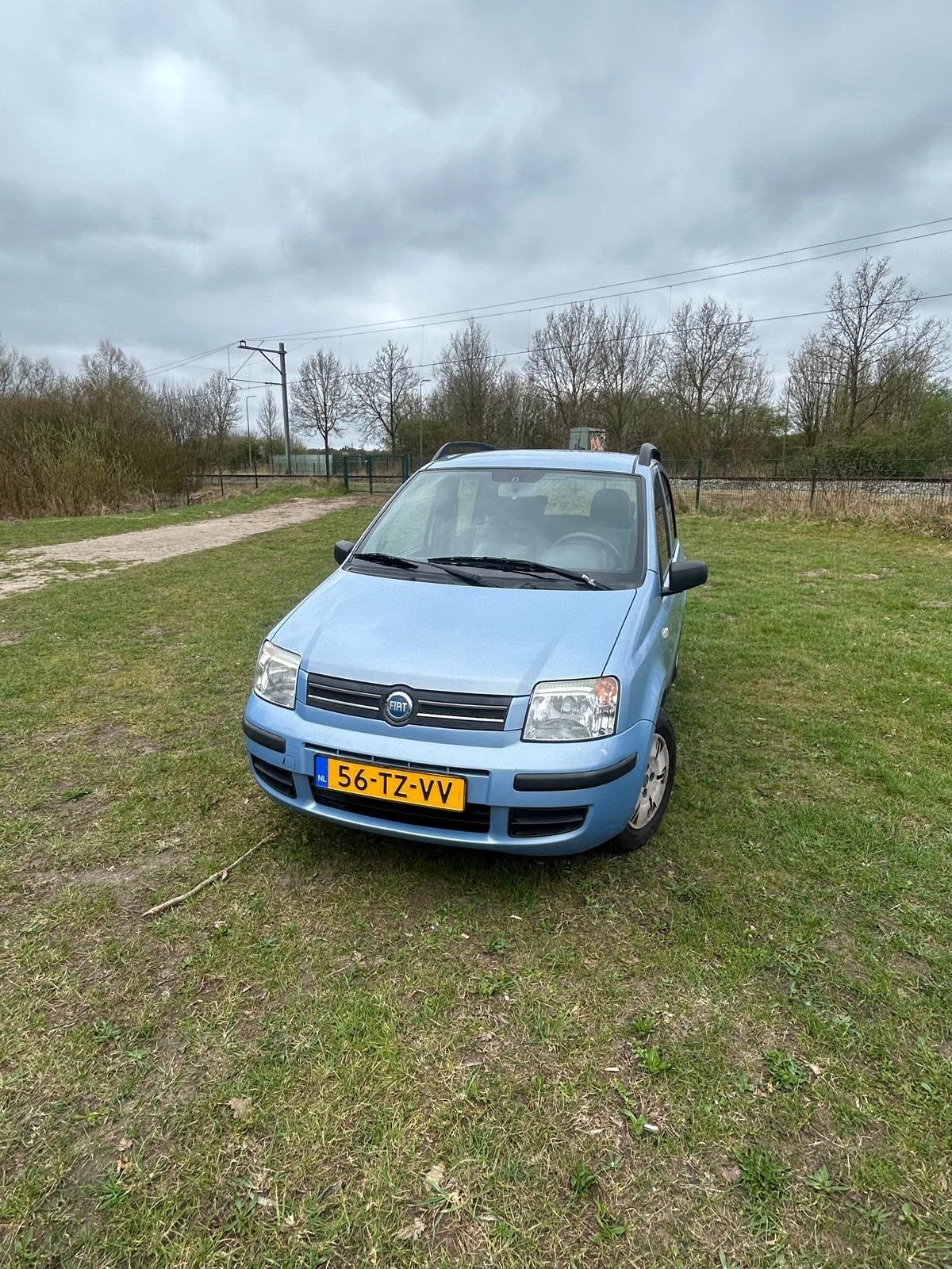 Fiat Panda 1.2 44KW 60PK 2007 Blauw, Voorwielaandrijving, Origineel Nederlands, Handgeschakeld, Particulier