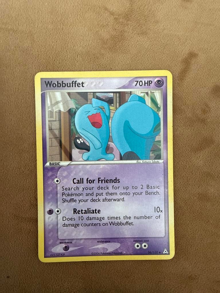 Wobbuffet Pokémon kaart 56/110, Ophalen of Verzenden, Gebruikt, Losse kaart