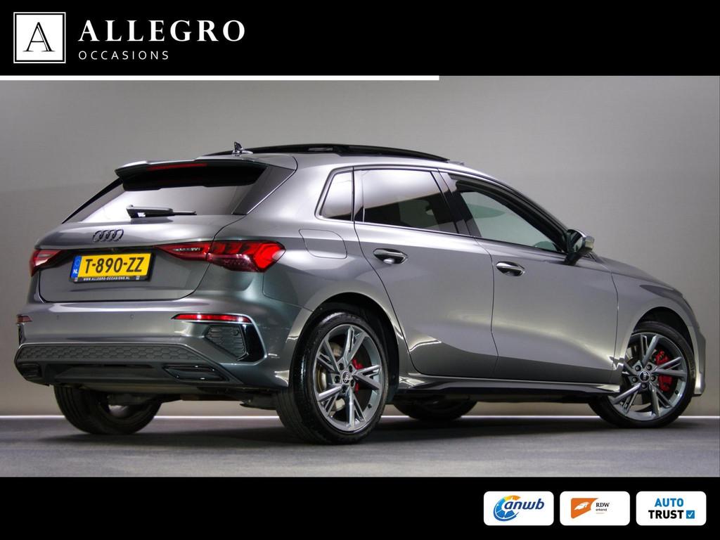 Audi A3 Sportback 45 TFSI e S-Line Edition Competition (BANG, Gebruikt, 4 cilinders, Leder en Stof, Hybride Elektrisch/Benzine