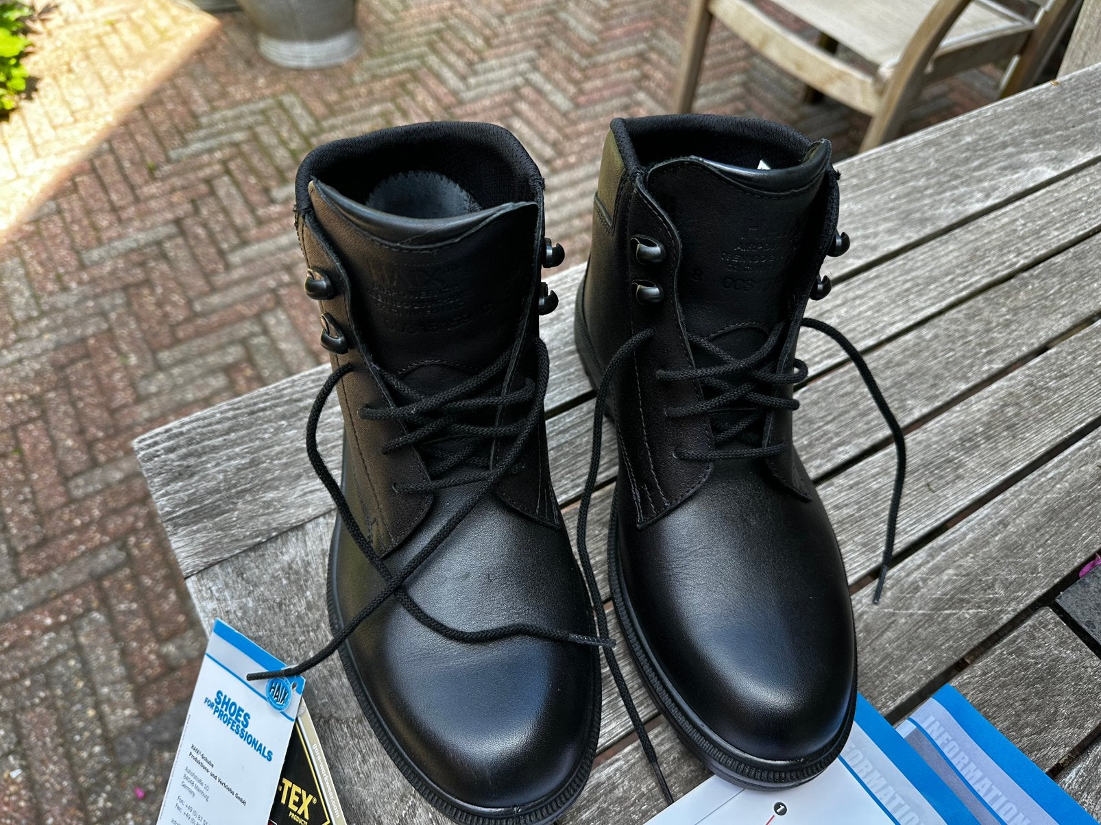 Haix airpower C1,hoge schoenen, goretex, maat 42, Ophalen, Zwart, Nieuw, Werkschoenen