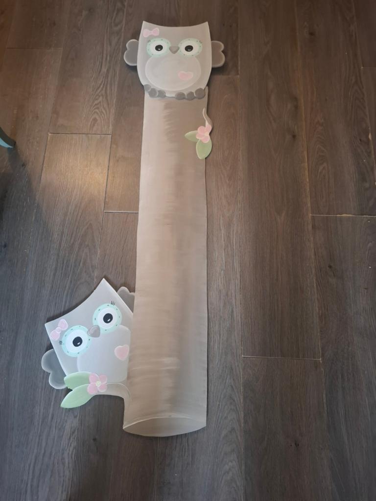 Leuke uilen wanddecoratie voor kinderkamer, Ophalen, Gebruikt, Wanddecoratie