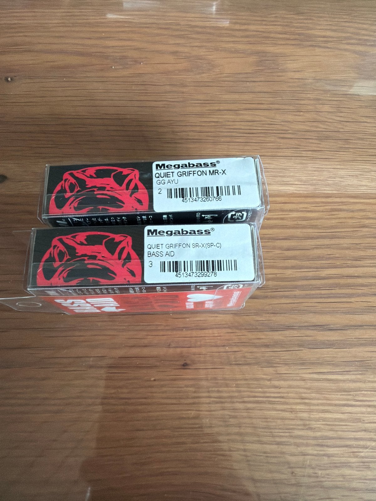 Megabass Quiet Griffon MR-X & SR-X Kunstaas Set, Ophalen of Verzenden, Nieuw, Kunstaas