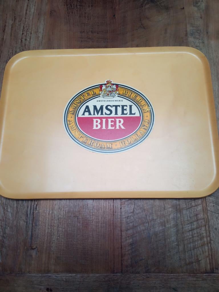 Dienblad van amstel bier, Verzamelen, Ophalen of Verzenden, Gebruikt, Gebruiksvoorwerp