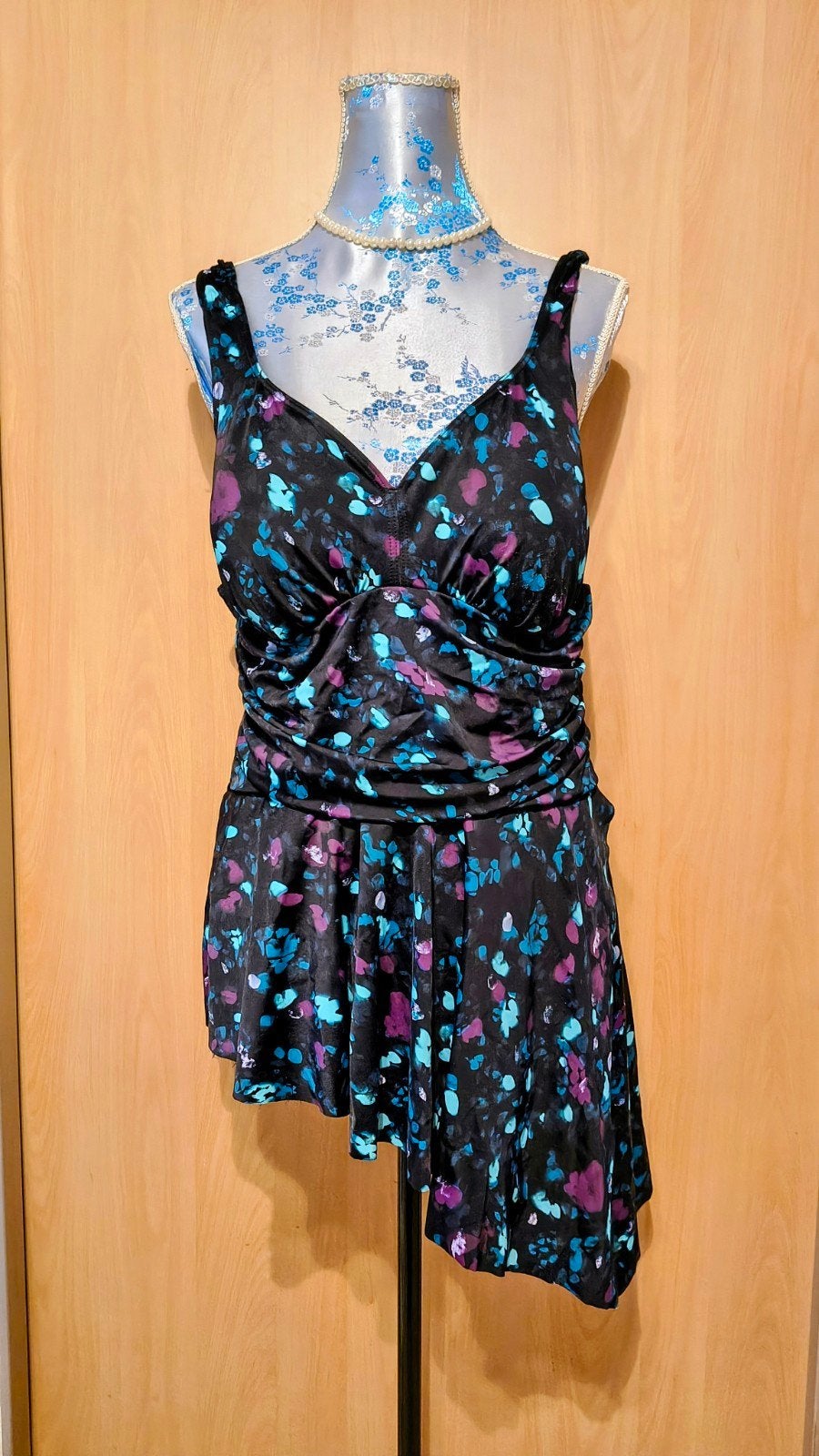 Ulla Popken badpak met rokje, maat 48, Meerkleurig, Ophalen of Verzenden, Zo goed als nieuw, Ulla Popken