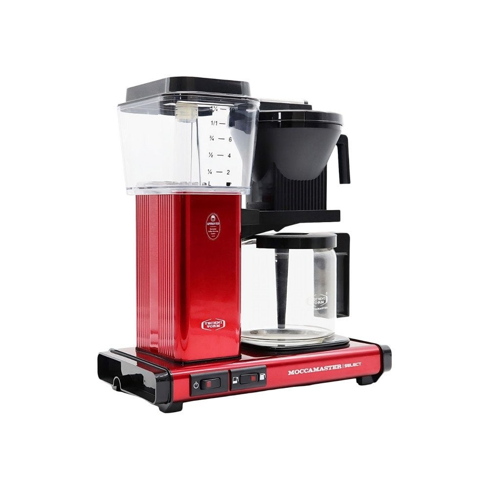 Douwe Egberts Mocca master metallic rood., Overige typen, Ophalen of Verzenden, Zo goed als nieuw, Rood