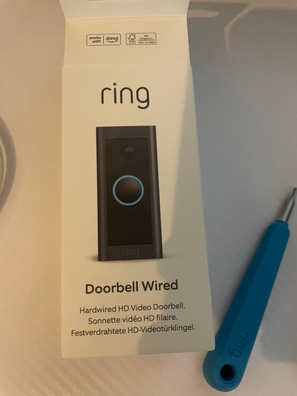 Ring deurbel wired, Ophalen of Verzenden, Zo goed als nieuw