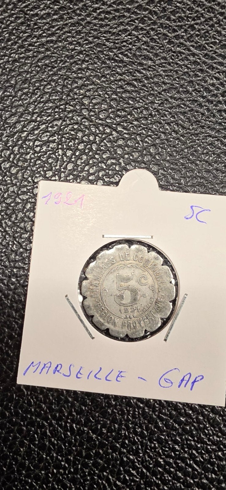 Frans noodgeld 5 centimes 1921, Ophalen of Verzenden, België