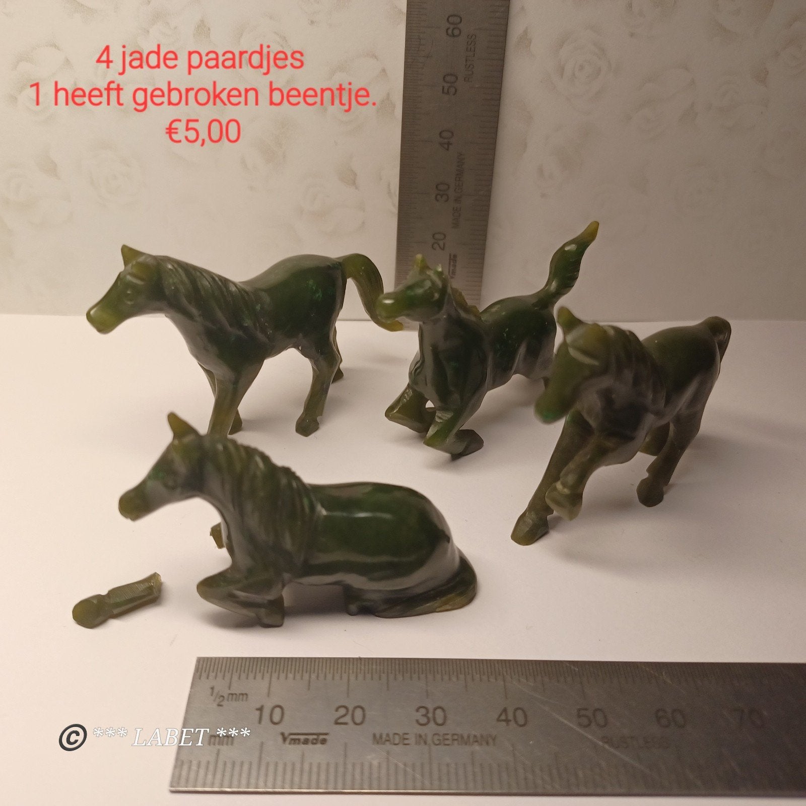 Jade paardjes, Verzenden, Zo goed als nieuw, Dier