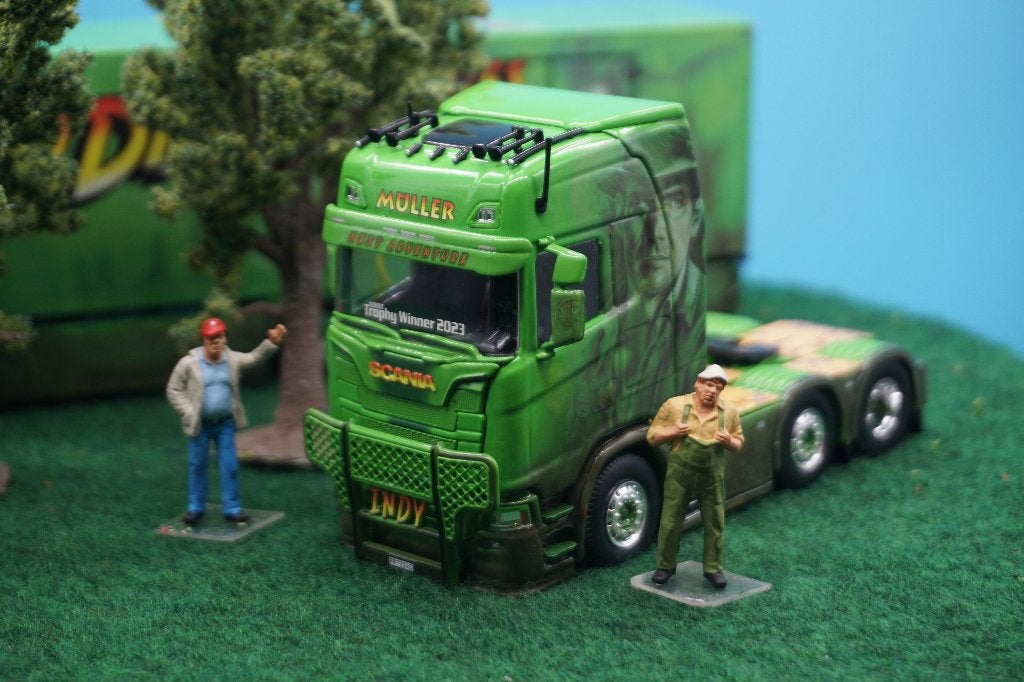 tekno nieuw scania Muller 86881, Ophalen of Verzenden, Nieuw, Bus of Vrachtwagen, Tekno