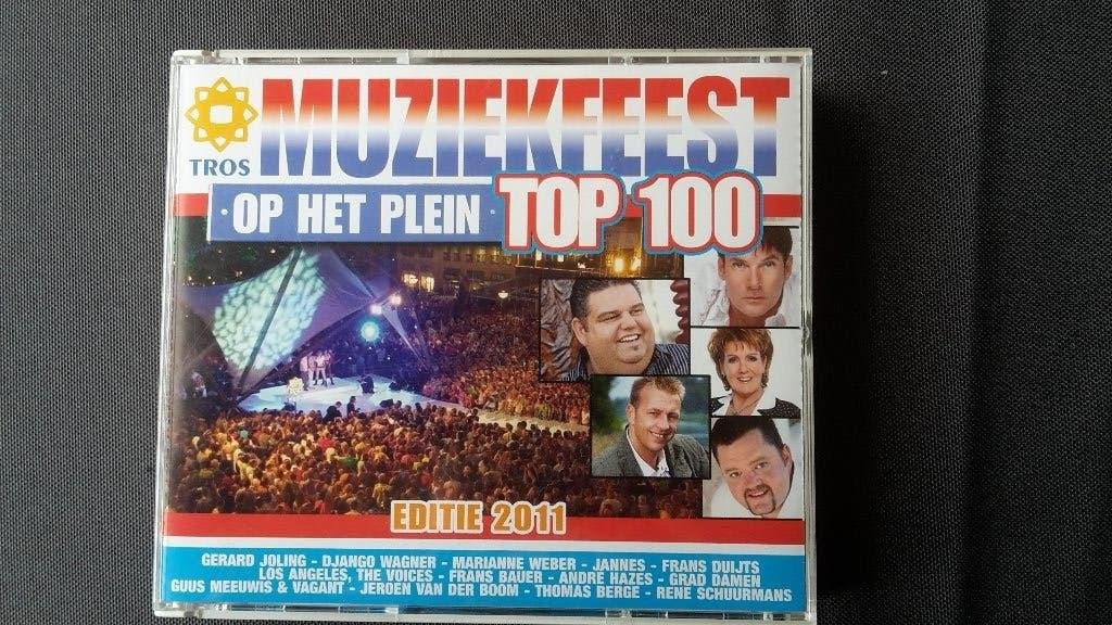 4CD box Tros Muziekfeest Op Het Plein Top 100 Editie 2011, Ophalen of Verzenden, Zo goed als nieuw, Levenslied of Smartlap, Verzamelalbum