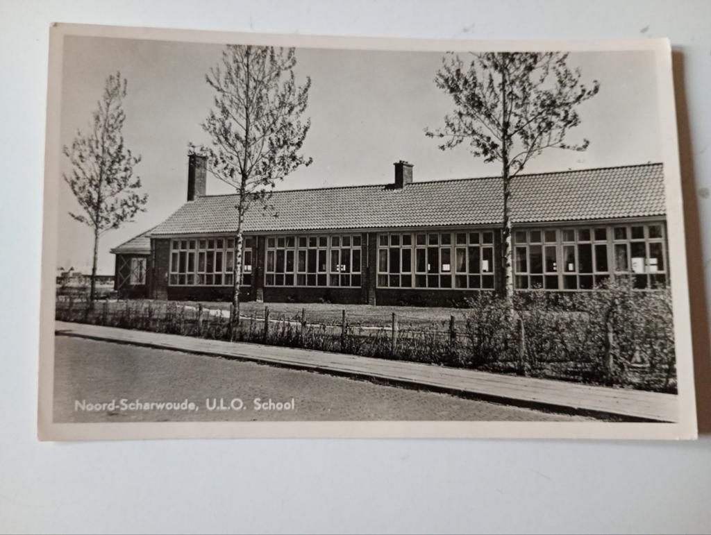 Noord-Scharwoude ULO School, Verzamelen, Ophalen of Verzenden, 1940 tot 1960, Ongelopen, Noord-Holland