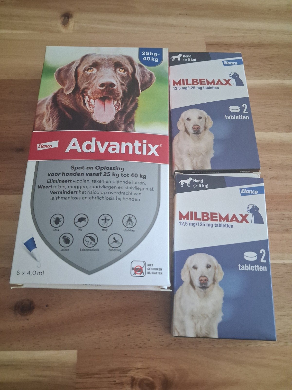Advantix + Milbemax voor honden ophalen t.e.a.b., Overige merken, Ophalen, Nieuw, Overige typen