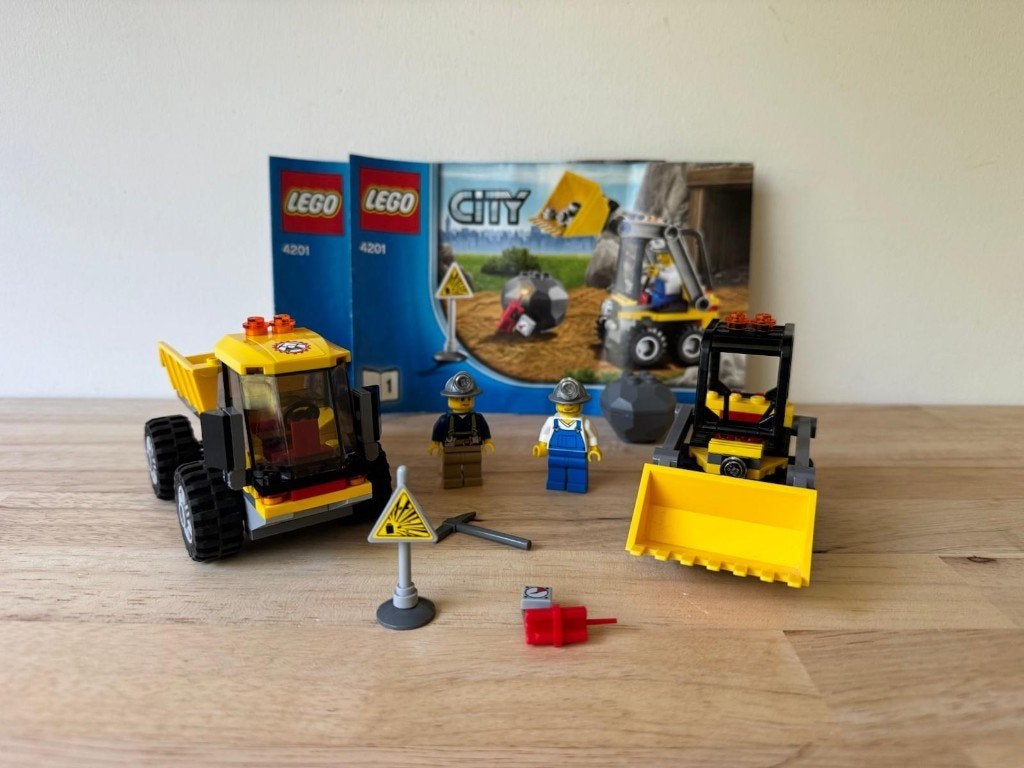 Lego City Mining Dumper en Lader (4201) met instructies, Compleet, City, Lego, Ophalen of Verzenden