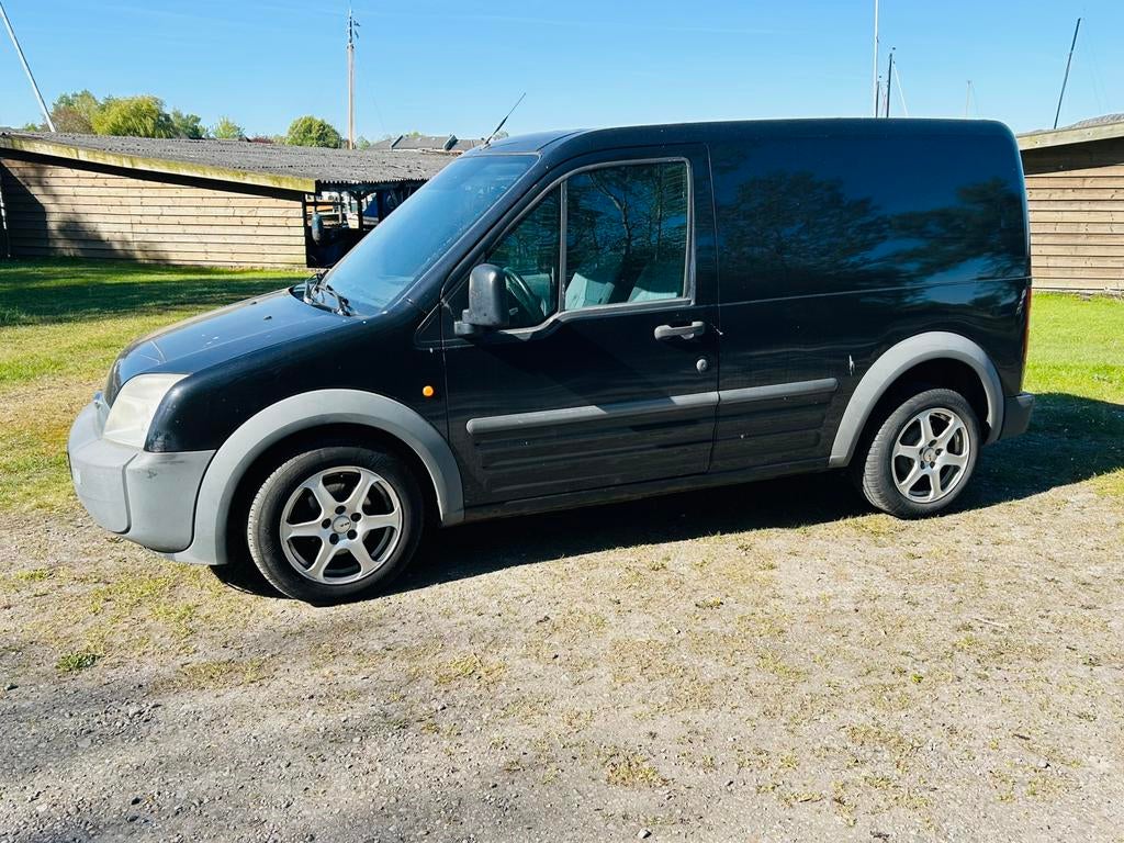 Ford Transit Connect 1.8 Tdci T200s VAN 55 2008 Zwart, Auto's, Voorwielaandrijving, 74 pk, 4 cilinders, Zwart