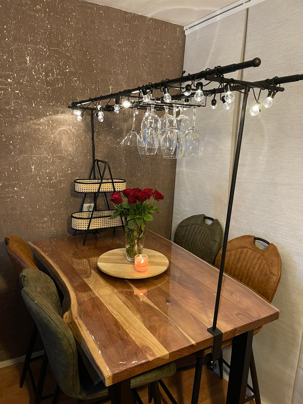Bartafel, Ophalen, Zo goed als nieuw, 4 tot 6 stoelen
