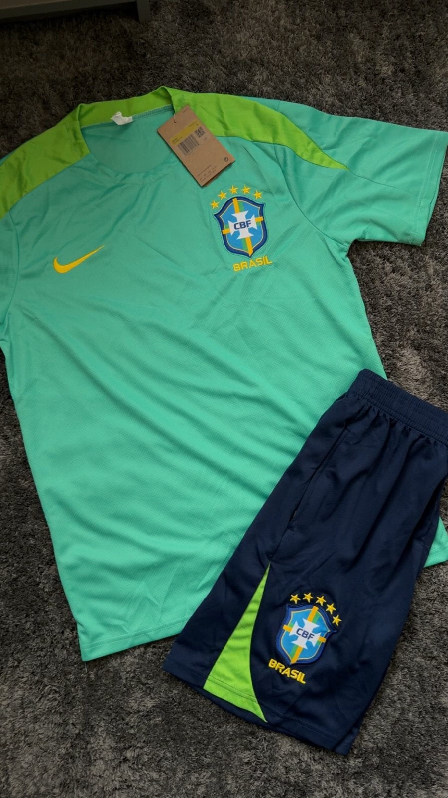 Nieuw Brazilie Nike Trainingspak - Shirt en Broekje, Ophalen of Verzenden, Nieuw, Set