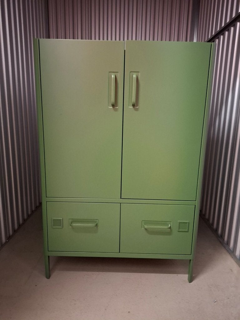 IKEA Idasen kast met deuren en lades - GROEN, Ophalen, Zo goed als nieuw