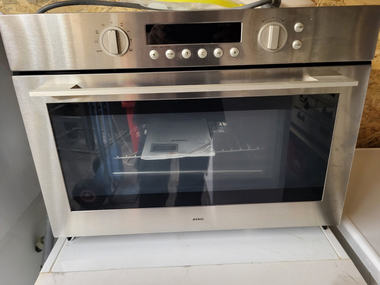izgs inbouw stoomoven, Ophalen, Stoom, Zo goed als nieuw, Inbouw