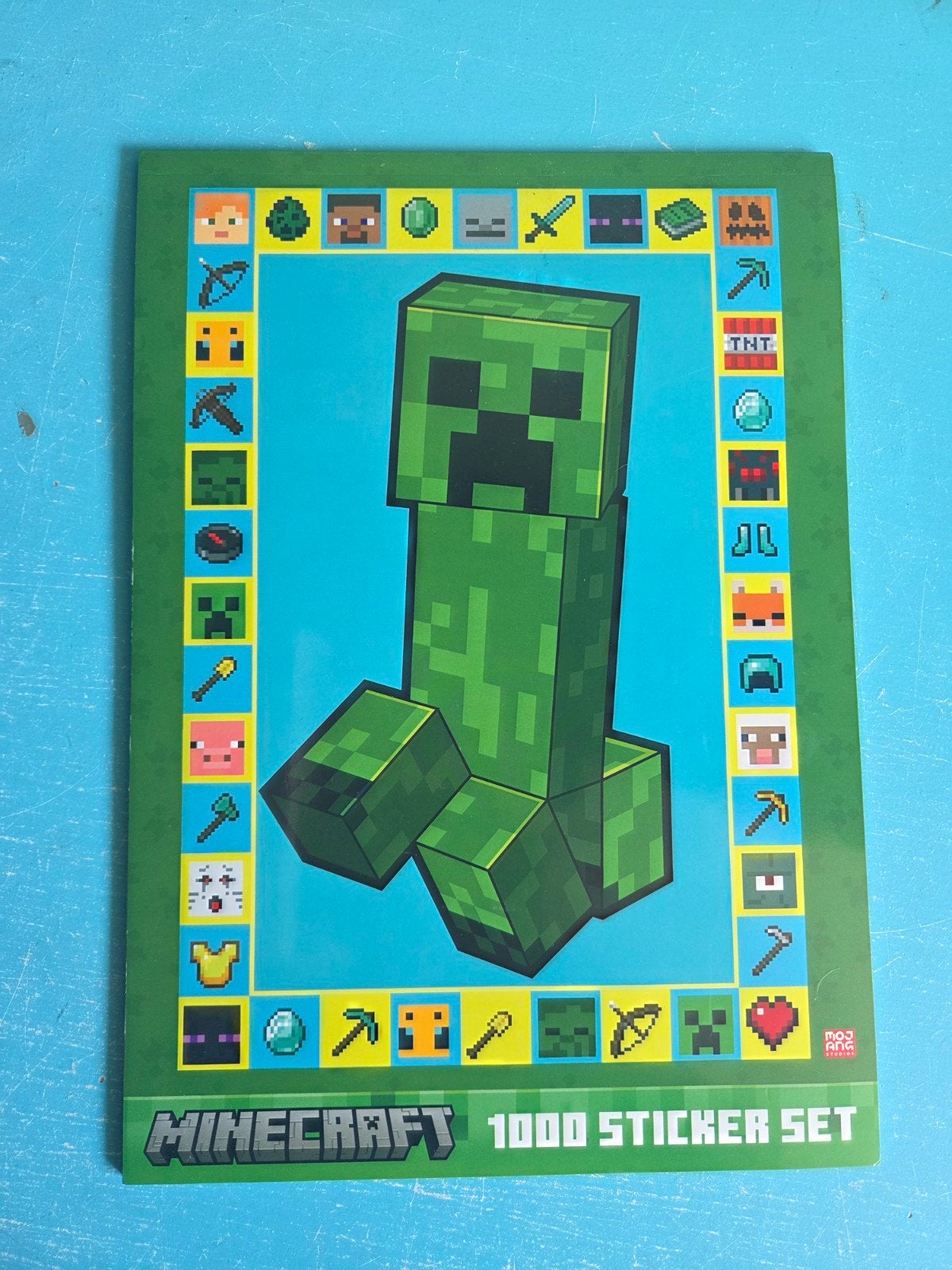 Minecraft 1000 Sticker Set - Nieuw, Ophalen of Verzenden, Nieuw, Sticker