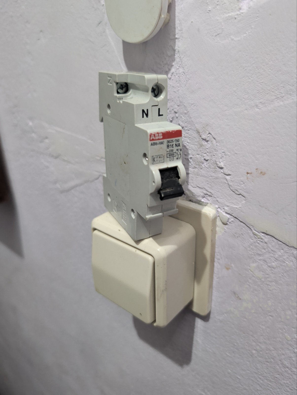 ABB HAF Installatieautomaat B-kar Flexomaat 1P+N 16A, Ophalen of Verzenden, Zo goed als nieuw, ABB, Installatieautomaat