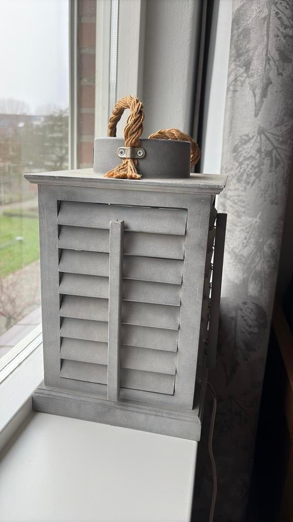 Houten lamp, Ophalen, Gebruikt, Hout, Minder dan 50 cm