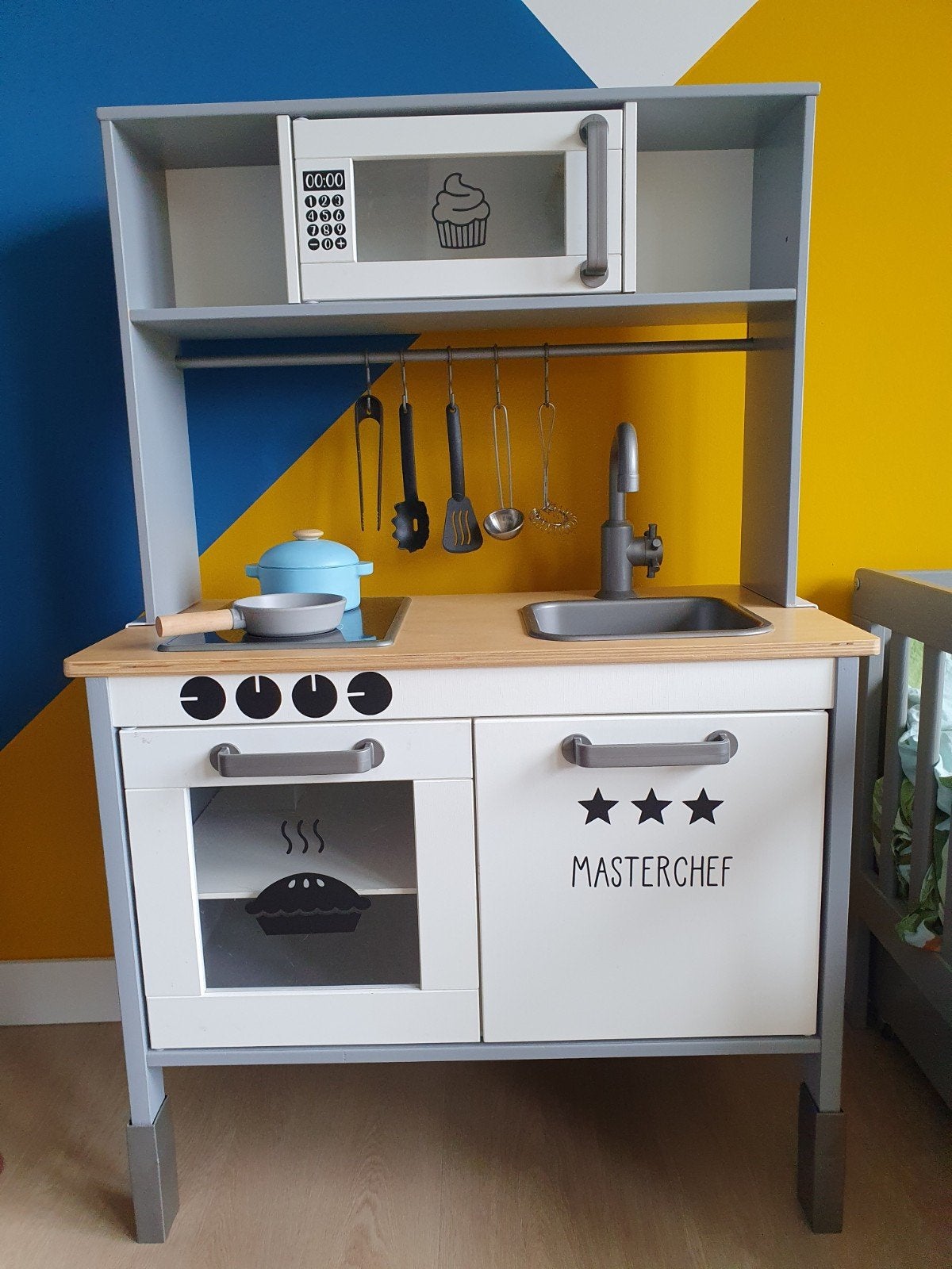 Ikea keukentje hout inclusief accessoires!, Kinderen en Baby's, Speelgoed | Speelkeukens, Ophalen, Zo goed als nieuw, Hout, Speelkeuken-accessoire