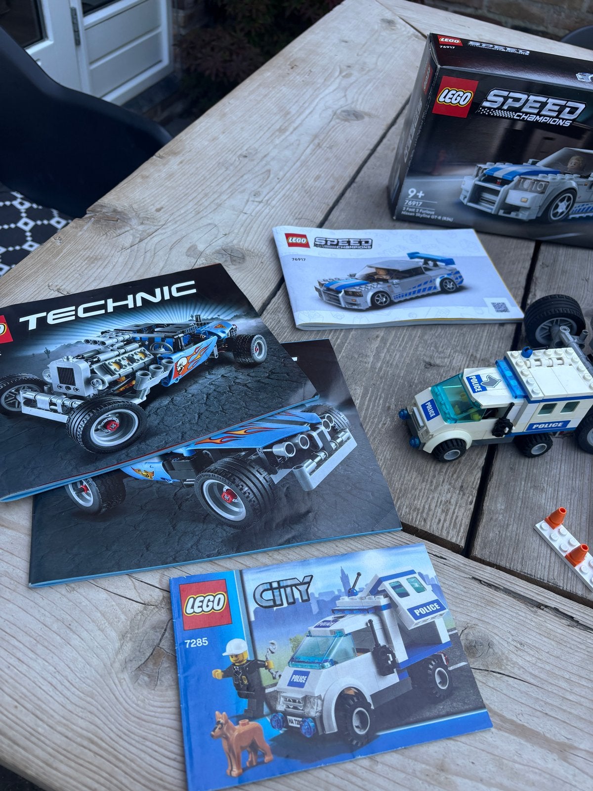 LEGO auto collectie: 5 complete sets met boekjes, Ophalen, Gebruikt, Lego, Speed Champions