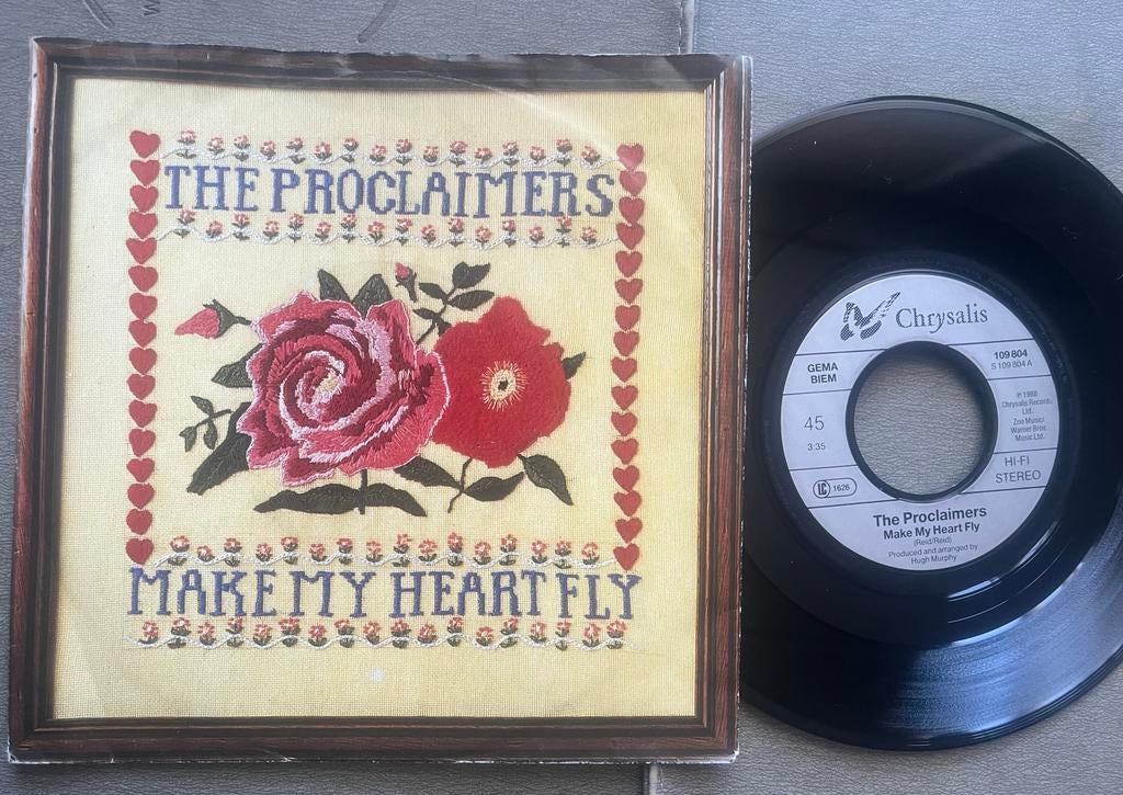 The Proclaimers - Make my heart fly 7” DE 1989, Cd's en Dvd's, Vinyl Singles, Gebruikt, 7 inch, Single, Ophalen of Verzenden