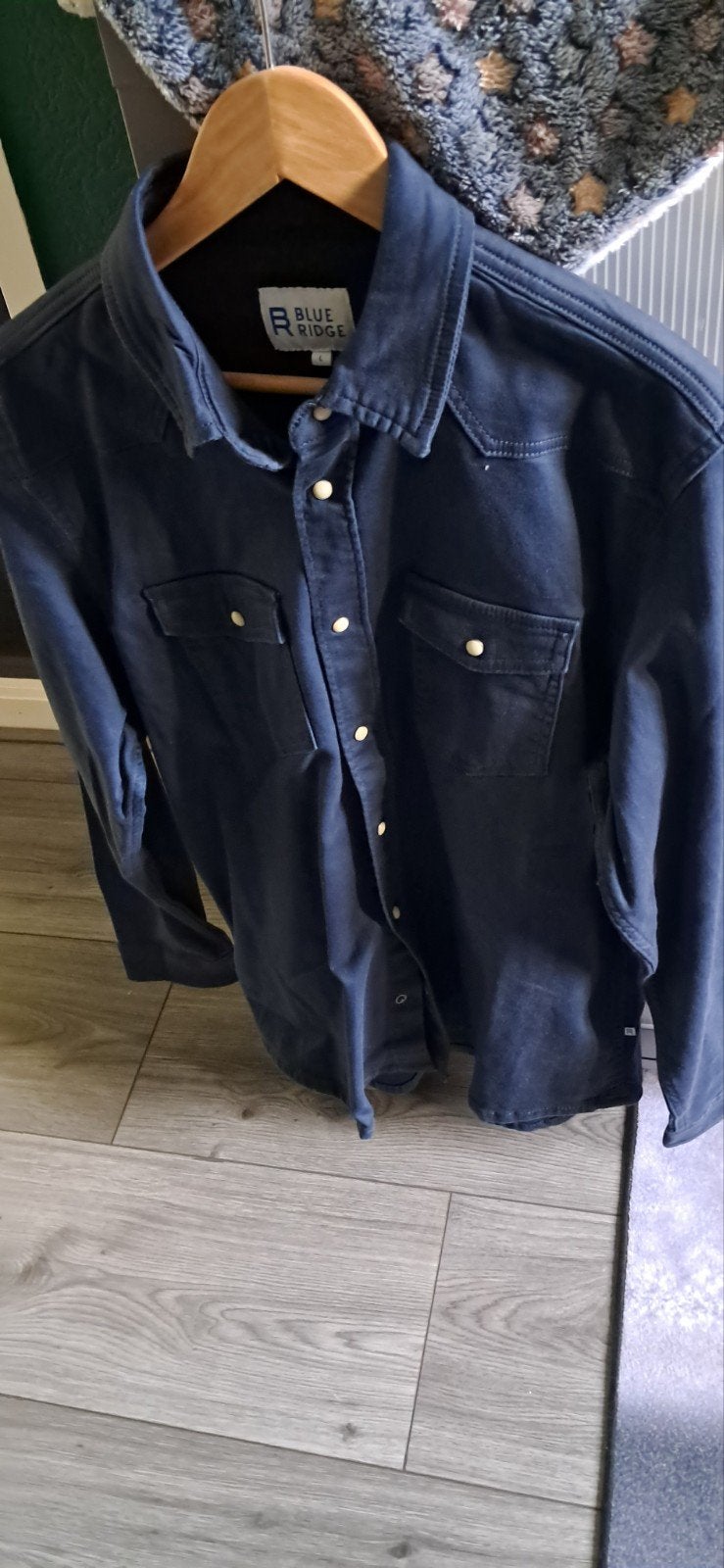 dikke unisex winterblouse, Ophalen, Blauw