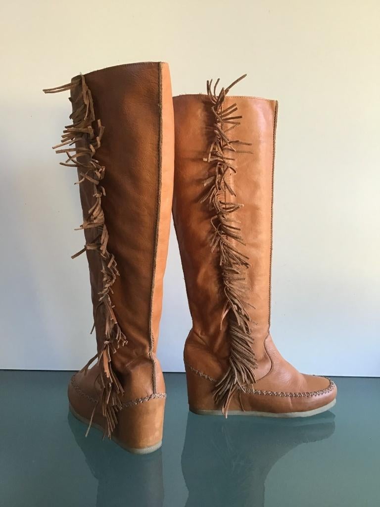 Nieuwe bruine laarzen 36 | Jonak Paris | Gratis verzenden, Kleding | Dames, Schoenen, Hoge laarzen, Bruin, Verzenden, Jonak Paris