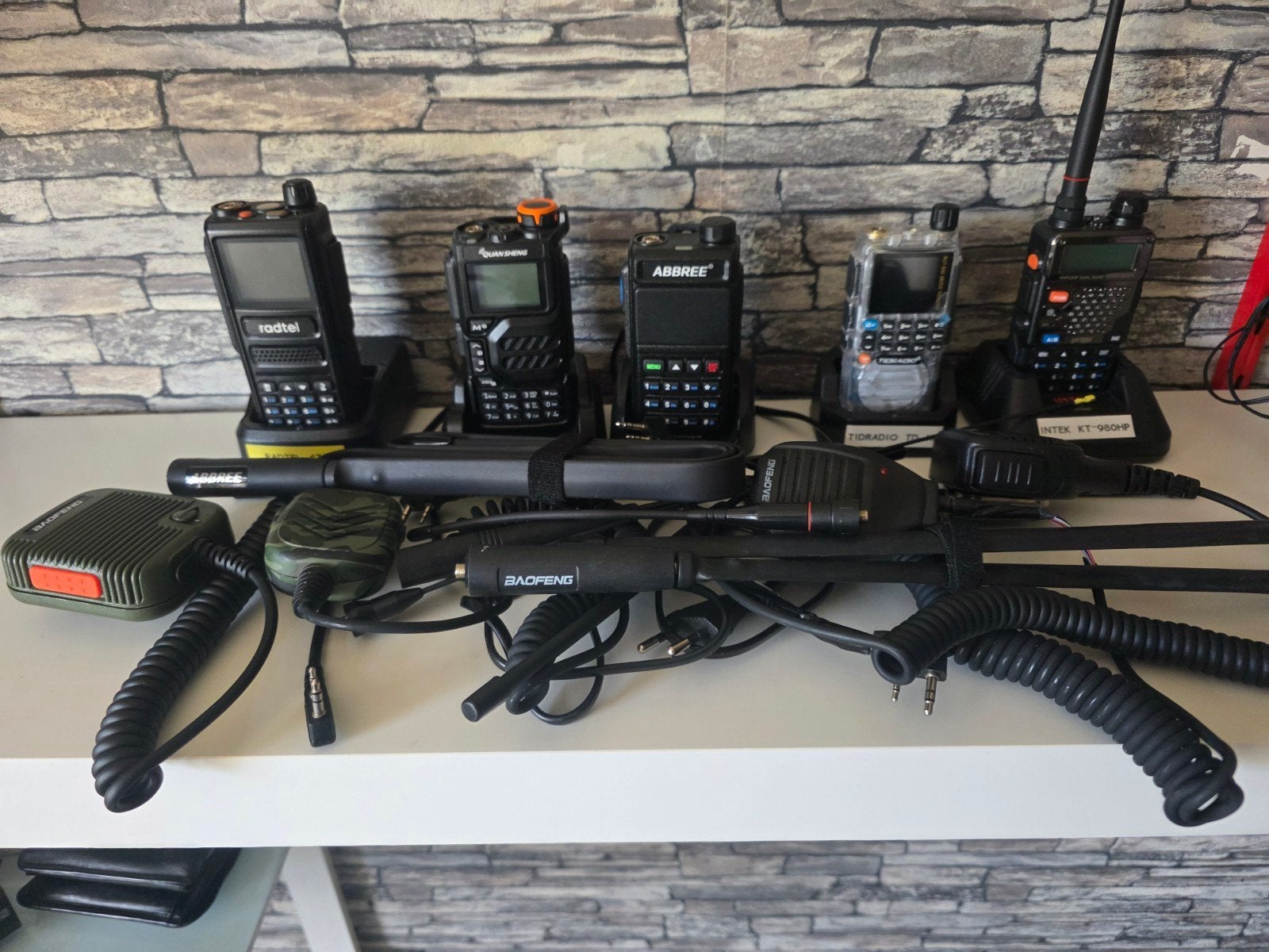 UITGEBREIDE CHINESE PORTO'S PLUS EXTRA'S, Telecommunicatie, Zenders en Ontvangers, Ophalen of Verzenden, Zo goed als nieuw, Zender en Ontvanger