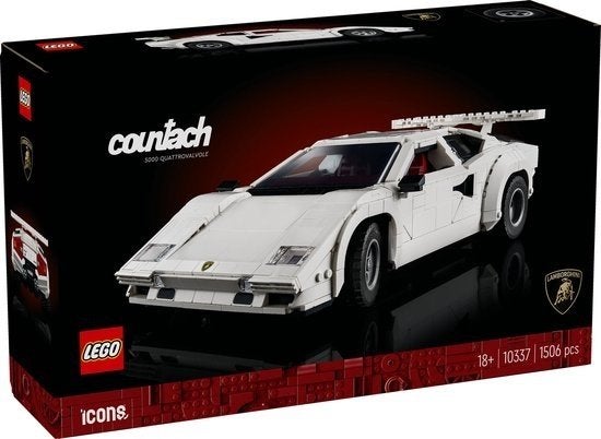 LEGO 10335 Icons Lamborghini  Countach 5000 Quattrovalvole, Overige thema's, Lego, Nieuw, Ophalen of Verzenden