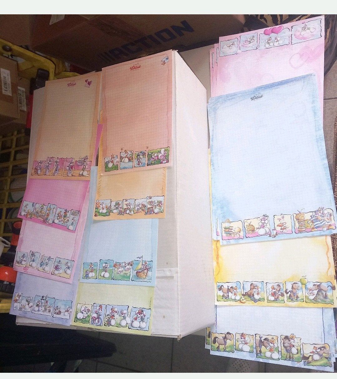 complete Set Diddl blaadjes a4 a5 en a6, Ophalen of Verzenden, Diddl, Zo goed als nieuw, Papier, Kaart of Schrift