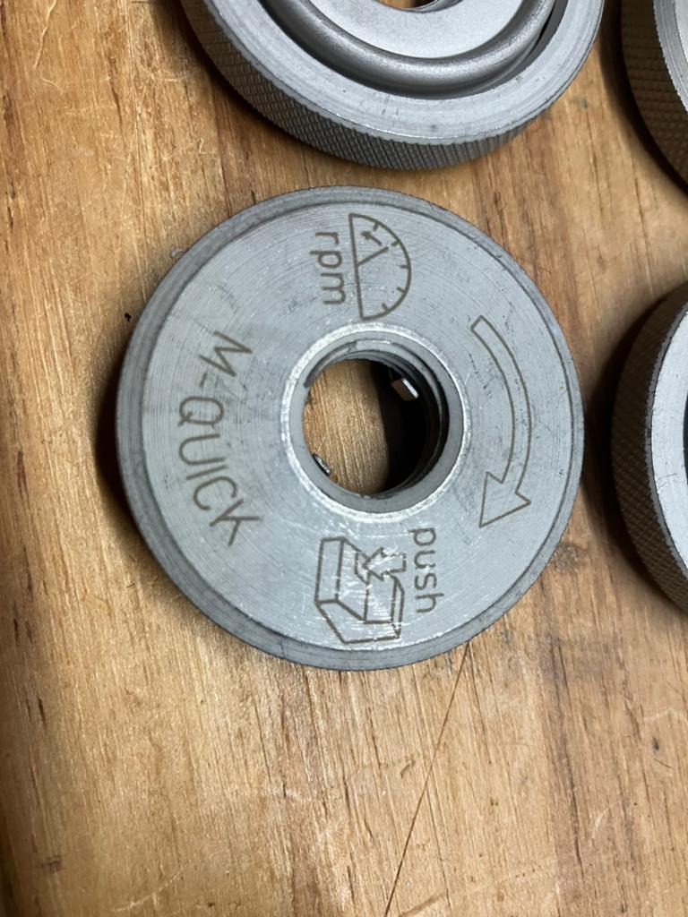 Metabo M-Quick-spanmoer M 14 (630802000) NEW, Ophalen of Verzenden, Nieuw, Haakse handslijpmachine