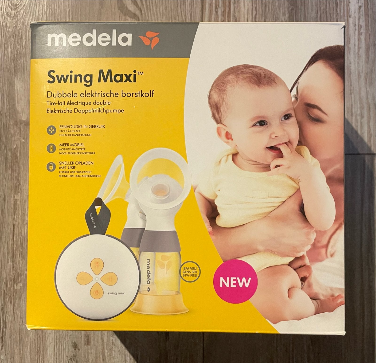 Medela Swing Maxi Dubbele Elektrische Borstkolf, Gebruikt, Medela, Borstkolf, Ophalen of Verzenden