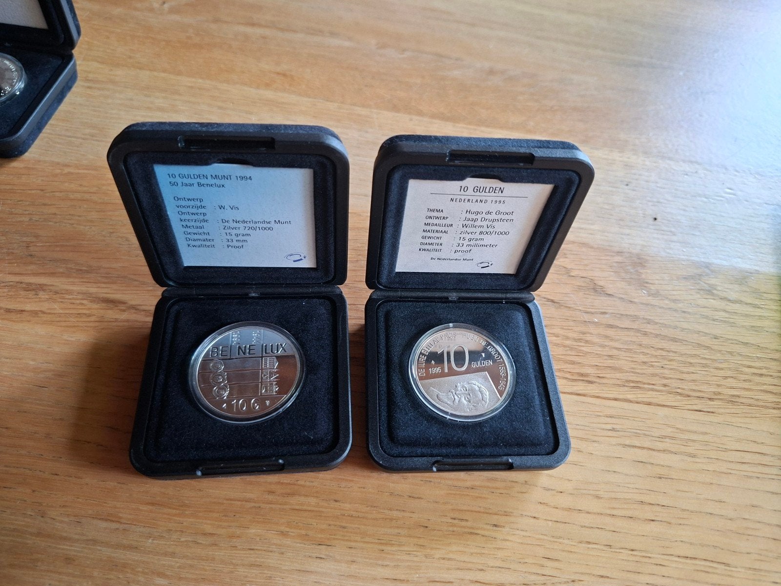 10 gulden 1994 1995 proof beatrix, Ophalen of Verzenden, Koningin Beatrix, 10 gulden