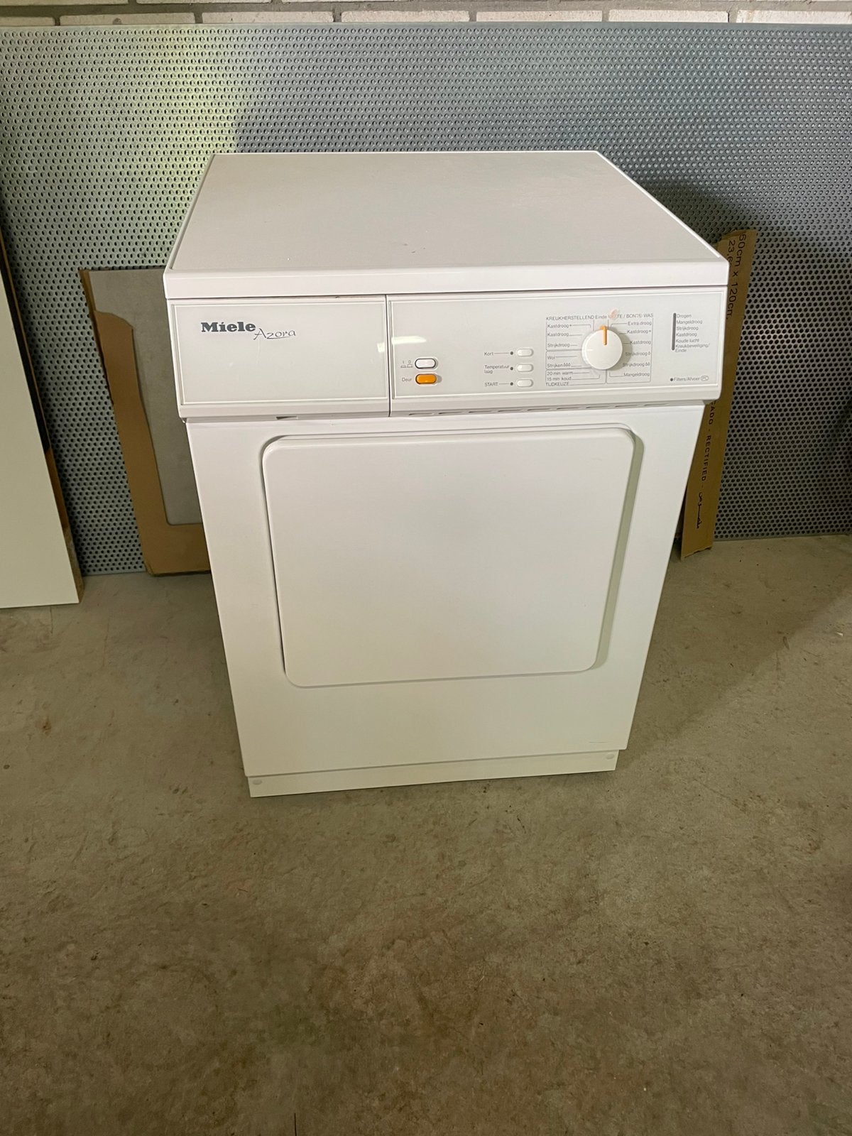 Miele Azora wasdroger (luchtafvoer), Ophalen, 6 tot 8 kg, Gebruikt, Luchtafvoer
