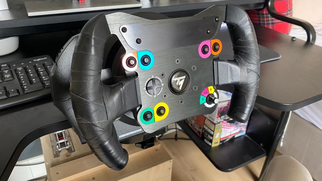 Thrustmaster T300, met open wheel (+grip tape), Ophalen of Verzenden, Zo goed als nieuw