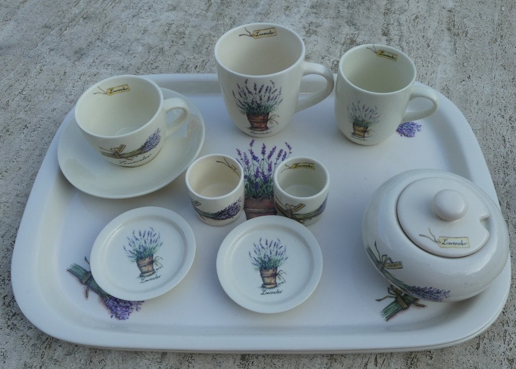 Nieuw Jet LAVENDEL Servies, Nieuw, Ophalen of Verzenden, Overige stijlen, Compleet servies