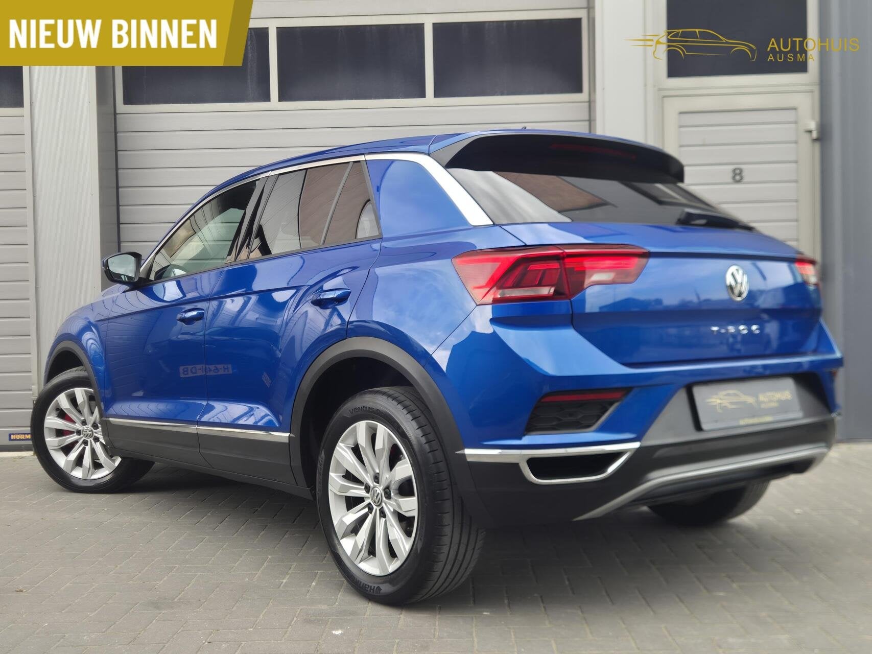 Volkswagen T-Roc 1.5 TSI Sport/Virtual/ACC/Dode/Lane/Carplay, Voorwielaandrijving, Zwart, 4 cilinders, Blauw