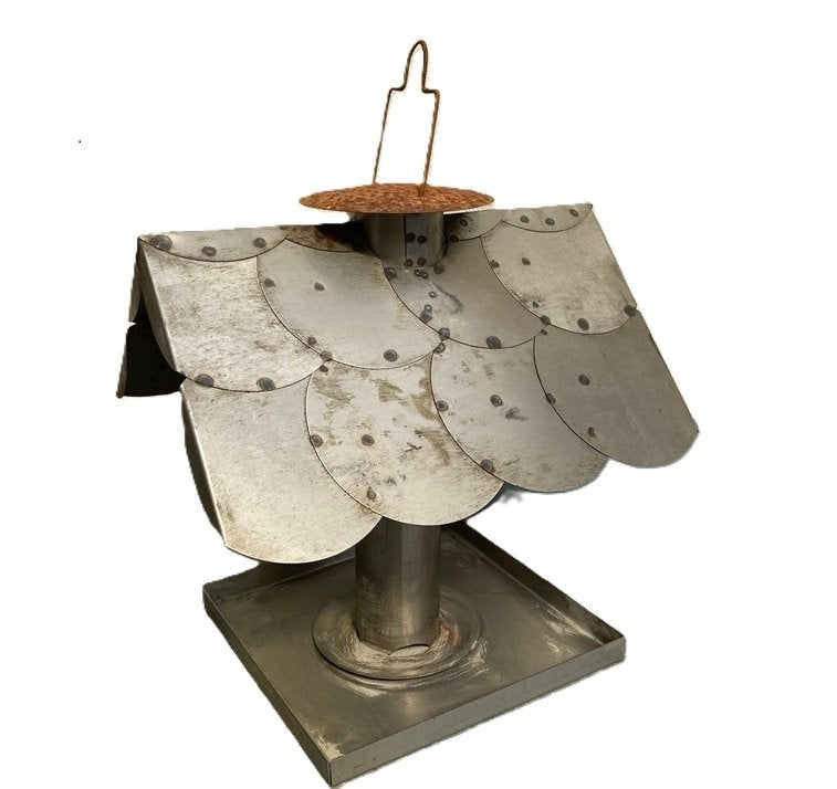 METALEN VOGELHUISJE VOEDERHUISJE GROOT HANG NIEUW, -, -, Nieuw, Ophalen of Verzenden