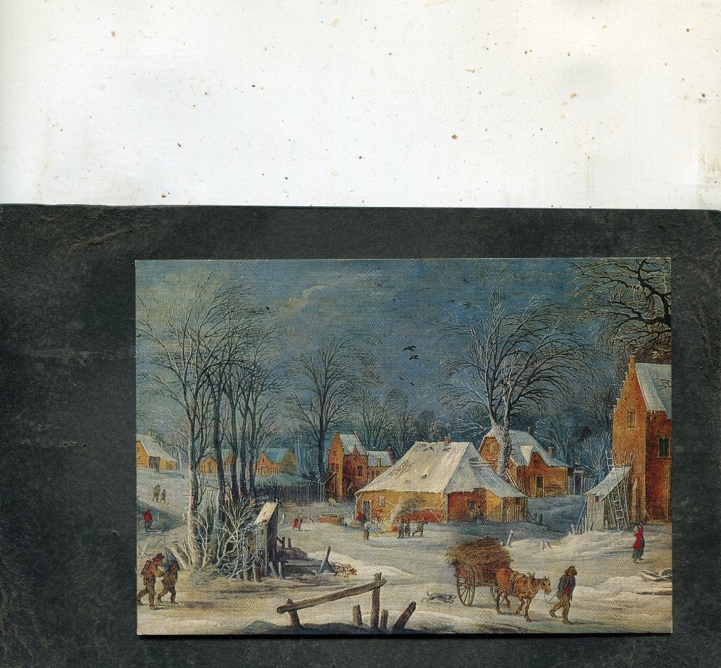 Ansicht J. de Momper - Dorfstrasse im winter, Verzenden, 1980 tot heden, Ongelopen
