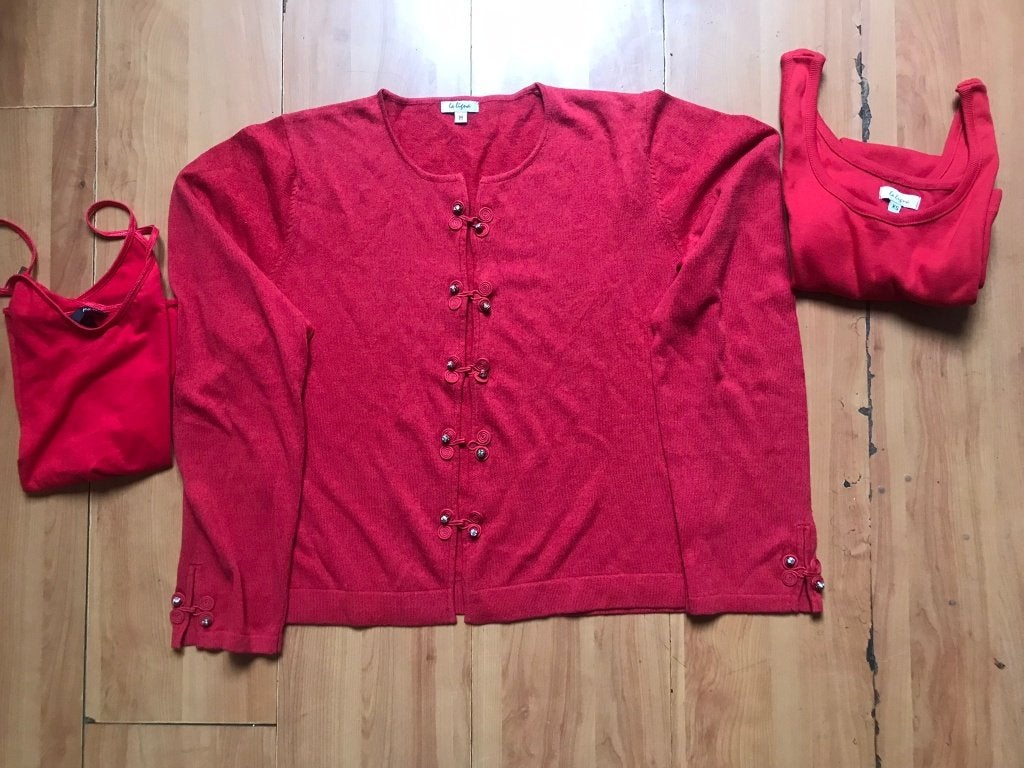 Vestje La Ligna + 2 T shirts, Ophalen of Verzenden, Zo goed als nieuw, Maat 34 (XS) of kleiner, La Ligna