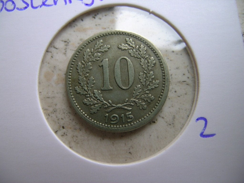 10 Heller 1915 Oostenrijk (nr 2), Ophalen of Verzenden, Oostenrijk, Losse munt